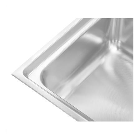 ซิงค์ฝัง 1 หลุม 1 ที่พัก MEX DLC81 สีเงิน_3