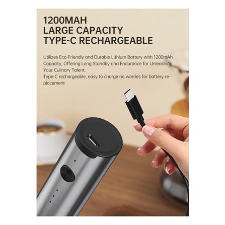 เครื่องทำฟองนม GRINDER 8200237 สีสเตนเลส_8