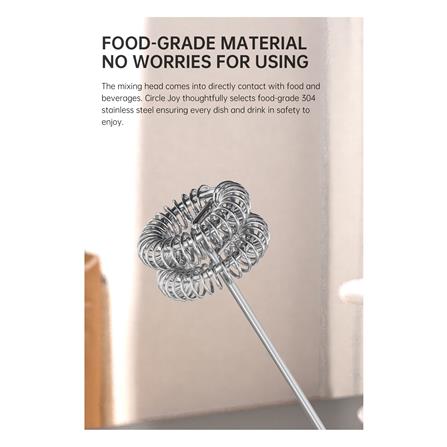 เครื่องทำฟองนม GRINDER 8200237 สีสเตนเลส_10