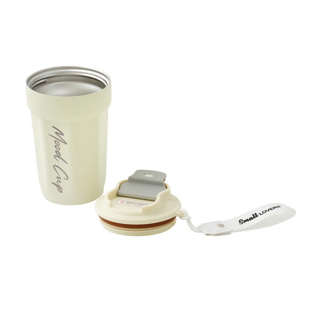 แก้วน้ำสเตนเลส SMALL LOVERS 0.48 ลิตร สีขาว
