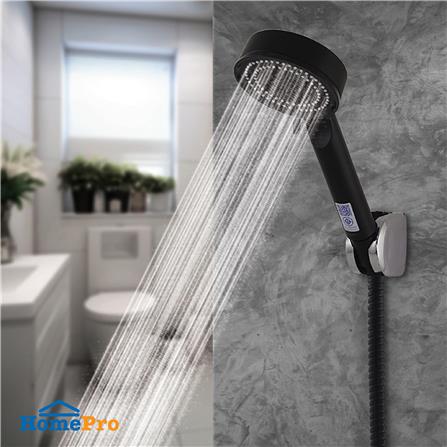 ชุดฝักบัวสายอ่อน 5 ระดับ ELEGANCE EG-9504 สีดำ_2