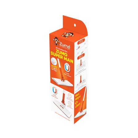 ไม้เมจิกม็อบดันฝุ่น ZUMO SUPERMAN ZM12 สีขาว/ส้ม_4
