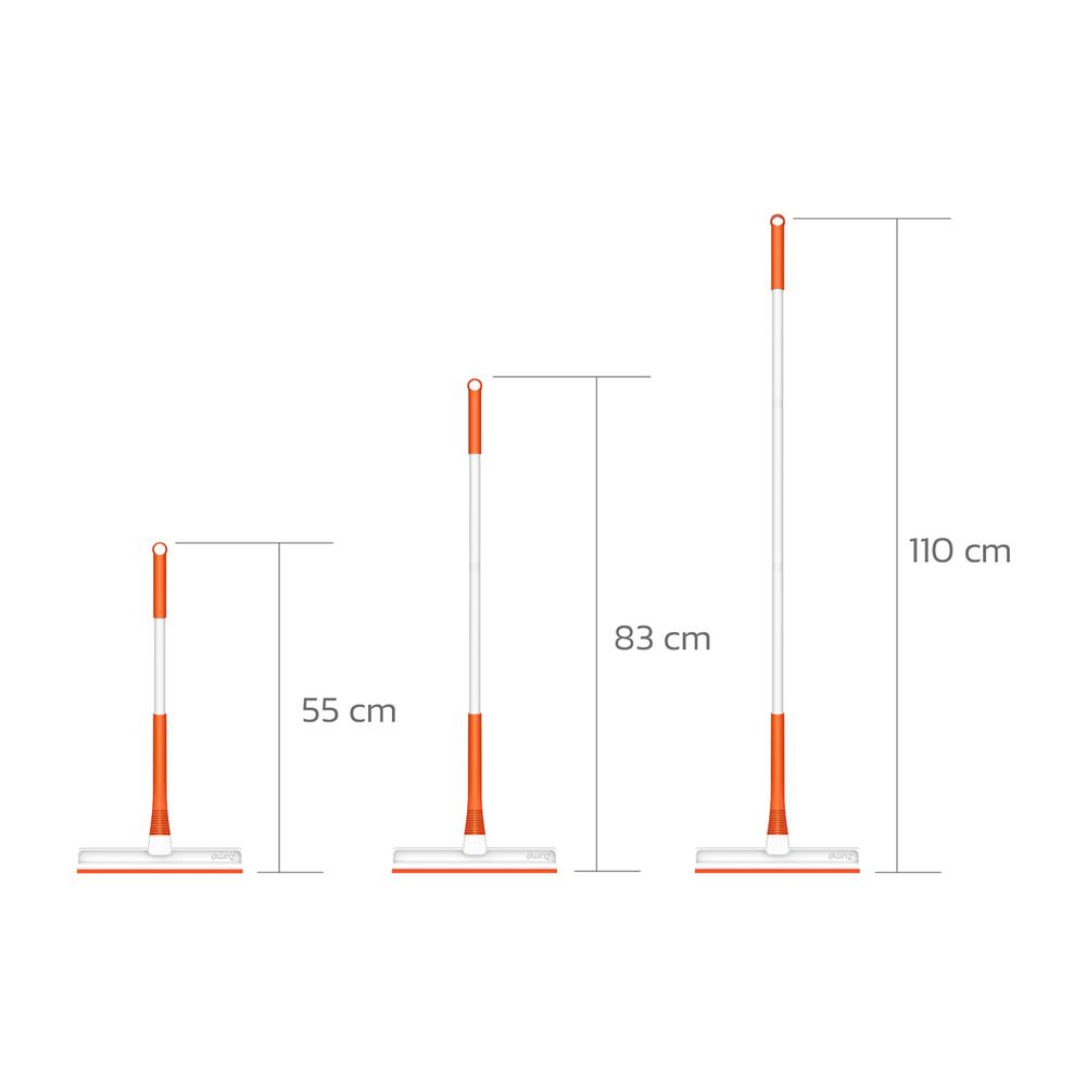 ที่เช็ดกระจกไมโครไฟเบอร์ ZUMO WIP WAP ZM11 สีขาว/ส้ม