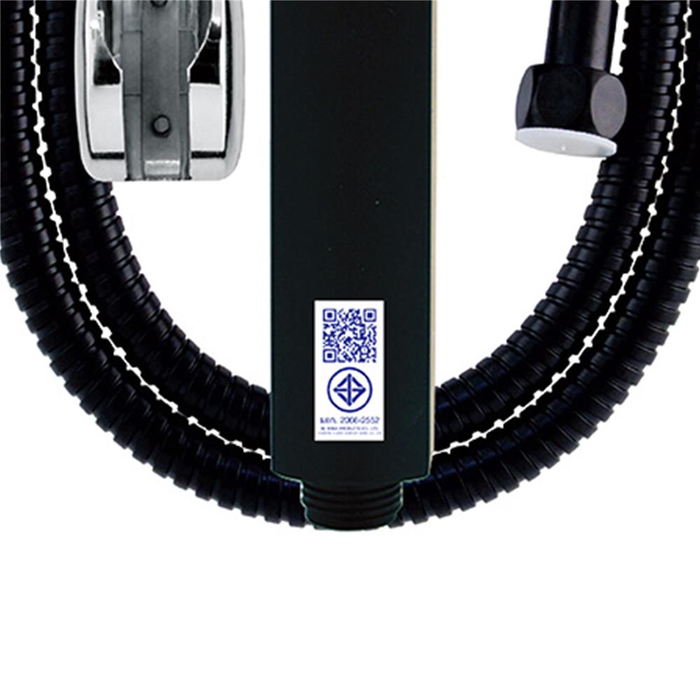 ชุดฝักบัวสายอ่อน 3 ระดับ ELEGANCE EG-8936 สีดำ