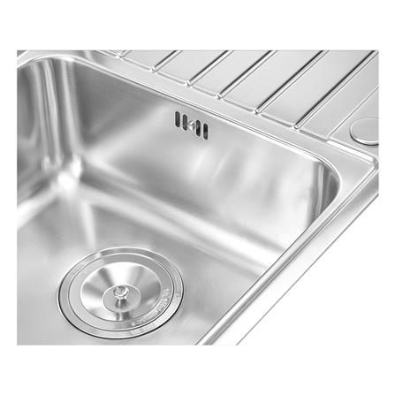 ซิงค์ฝัง 1 หลุม 1 ที่พัก MEX DLC101 สีเงิน_2