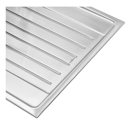 ซิงค์ฝัง 1 หลุม 1 ที่พัก MEX DLC101 สีเงิน_4