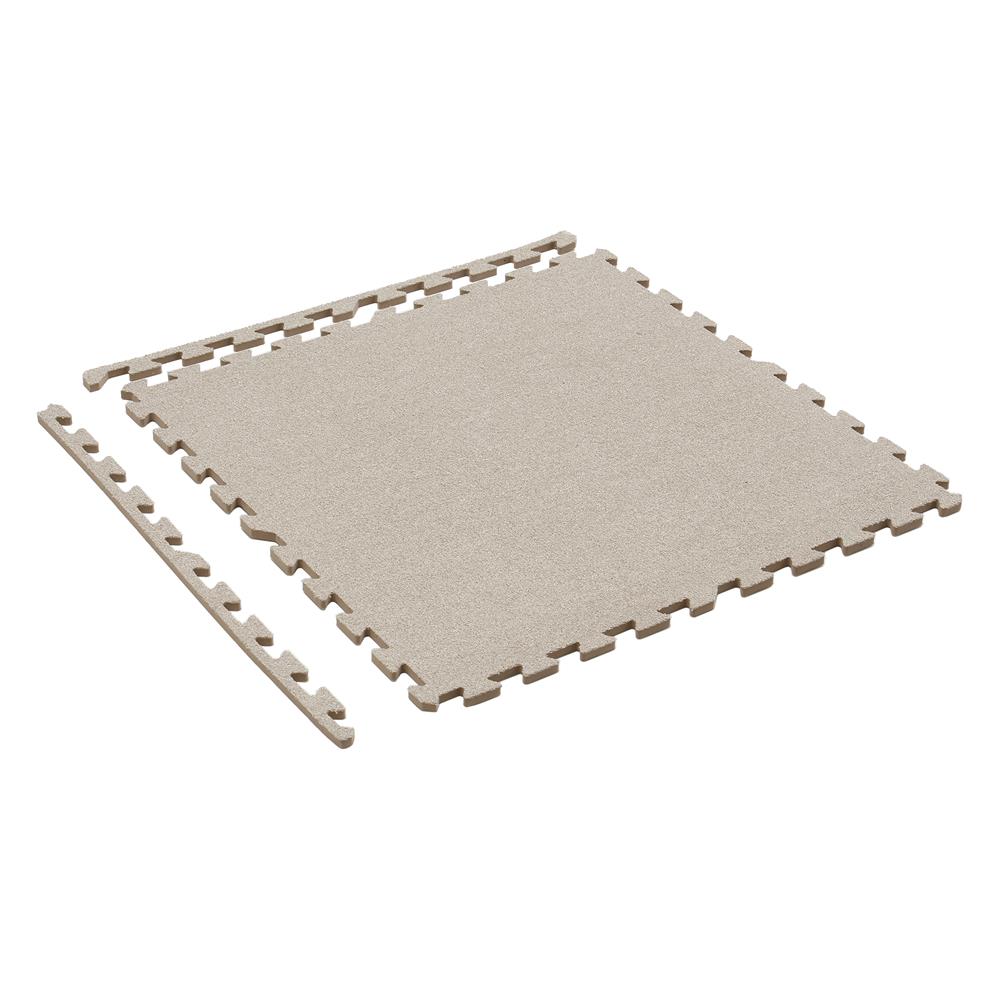 แผ่นรองนั่ง JIGSAW HOME LIVING STYLE ELMO 60X60 ซม. สีน้ำตาล (แพ็ก 4 ชิ้น)