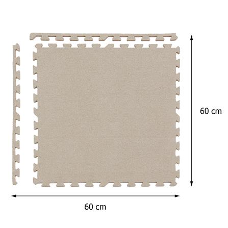 แผ่นรองนั่ง JIGSAW HOME LIVING STYLE ELMO 60X60 ซม. สีน้ำตาล (แพ็ก 4 ชิ้น)_9