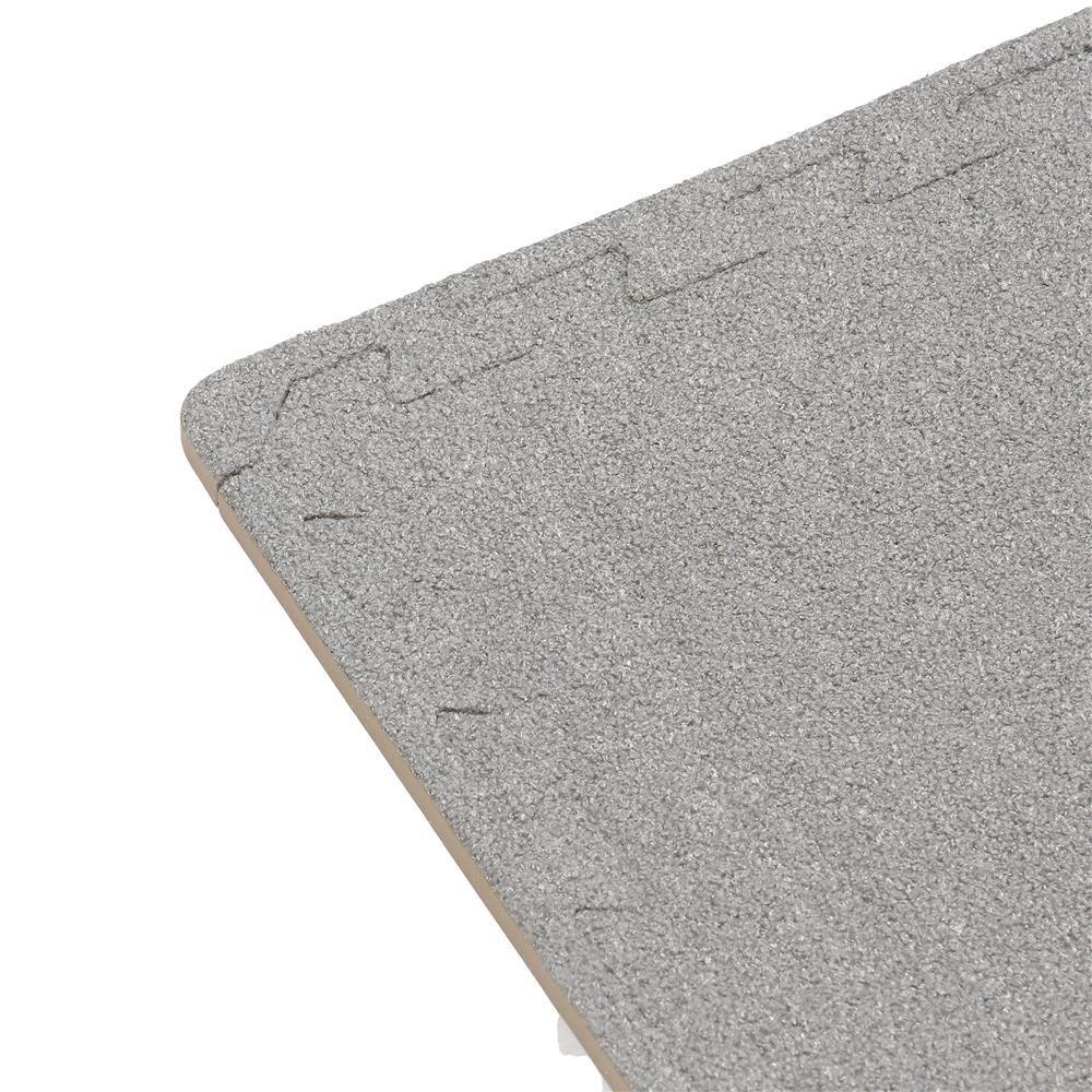 แผ่นรองนั่ง JIGSAW HOME LIVING STYLE ELMO 60X60 ซม. สีเทา (แพ็ก 4 ชิ้น)