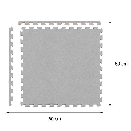 แผ่นรองนั่ง JIGSAW HOME LIVING STYLE ELMO 60X60 ซม. สีเทา (แพ็ก 4 ชิ้น)_10