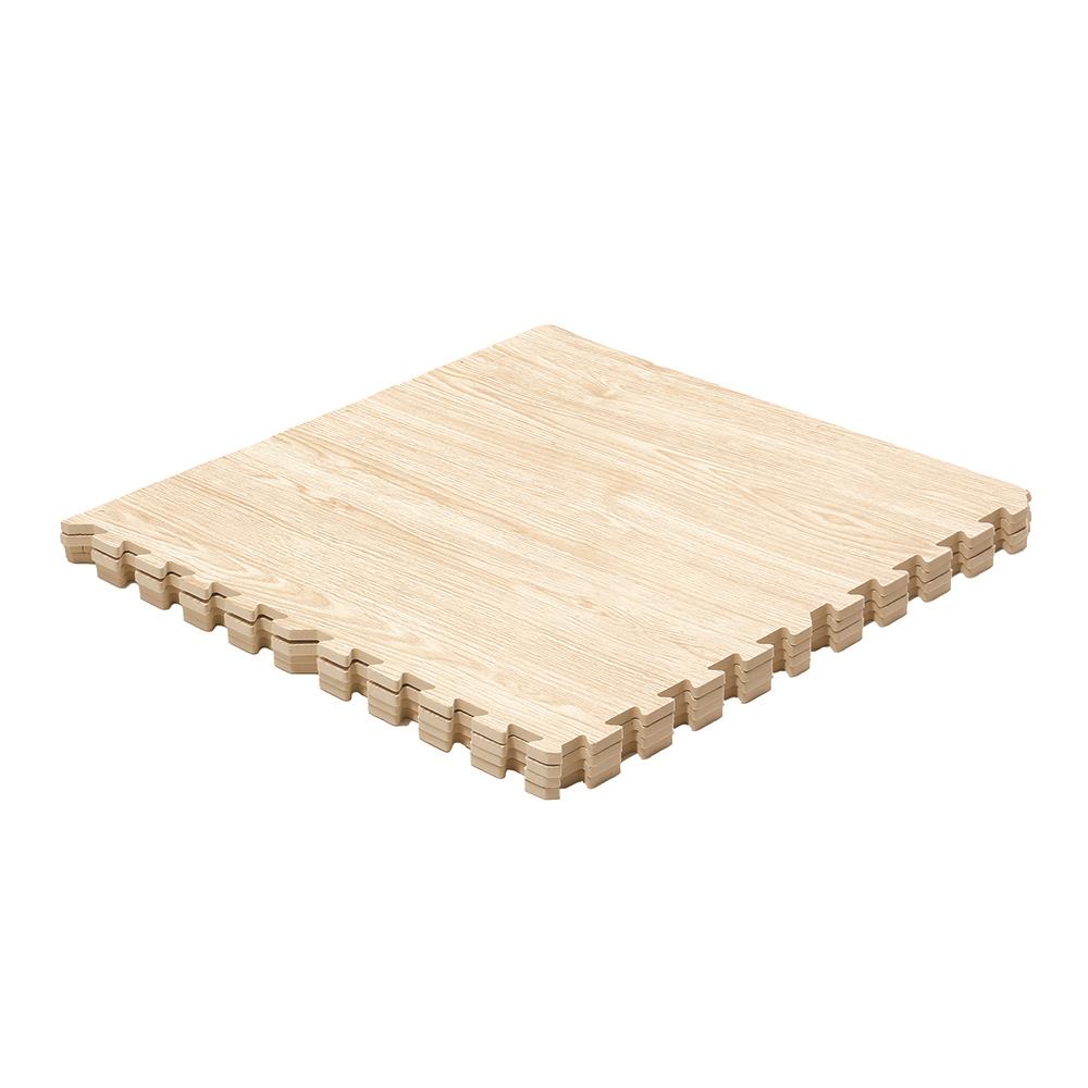 แผ่นรองนั่ง JIGSAW HOME LIVING STYLE OAK 60X60 ซม. สีครีม (แพ็ก 4 ชิ้น)