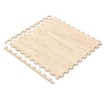 แผ่นรองนั่ง JIGSAW HOME LIVING STYLE OAK 60X60 ซม. สีครีม (แพ็ก 4 ชิ้น)_2