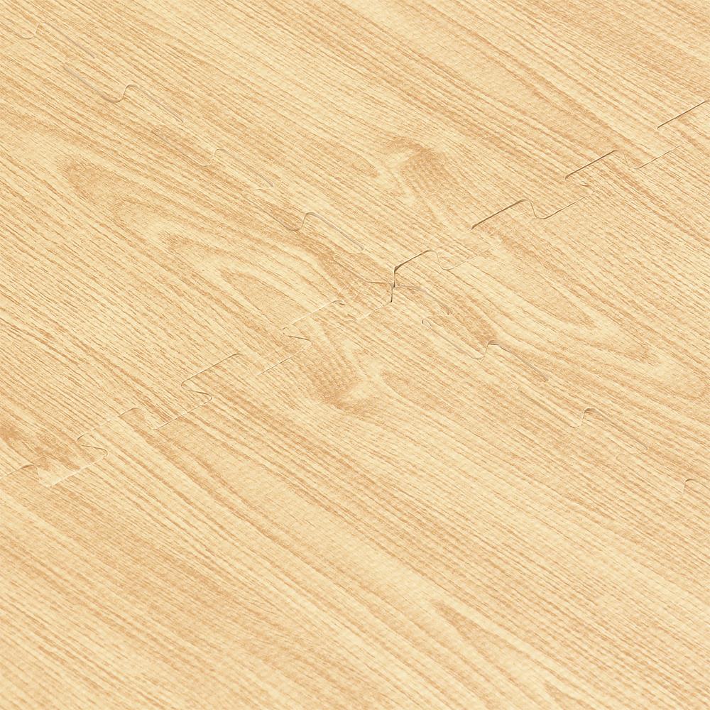 แผ่นรองนั่ง JIGSAW HOME LIVING STYLE OAK 60X60 ซม. สีน้ำตาล (แพ็ก 4 ชิ้น)