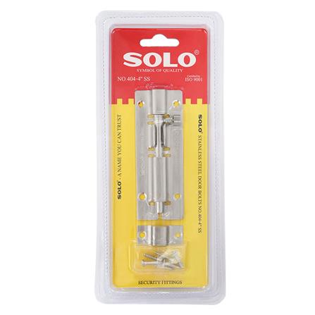 กลอนทั่วไป SOLO 404-4 4 นิ้ว สีสเตนเลส_1