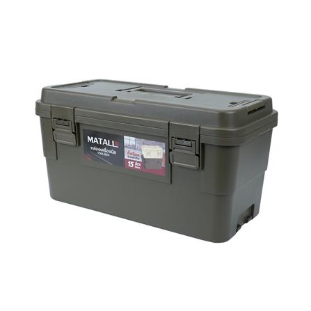 กล่องเครื่องมือ MATALL DY2501-GL SIZE L 15 ลิตร สีเขียว