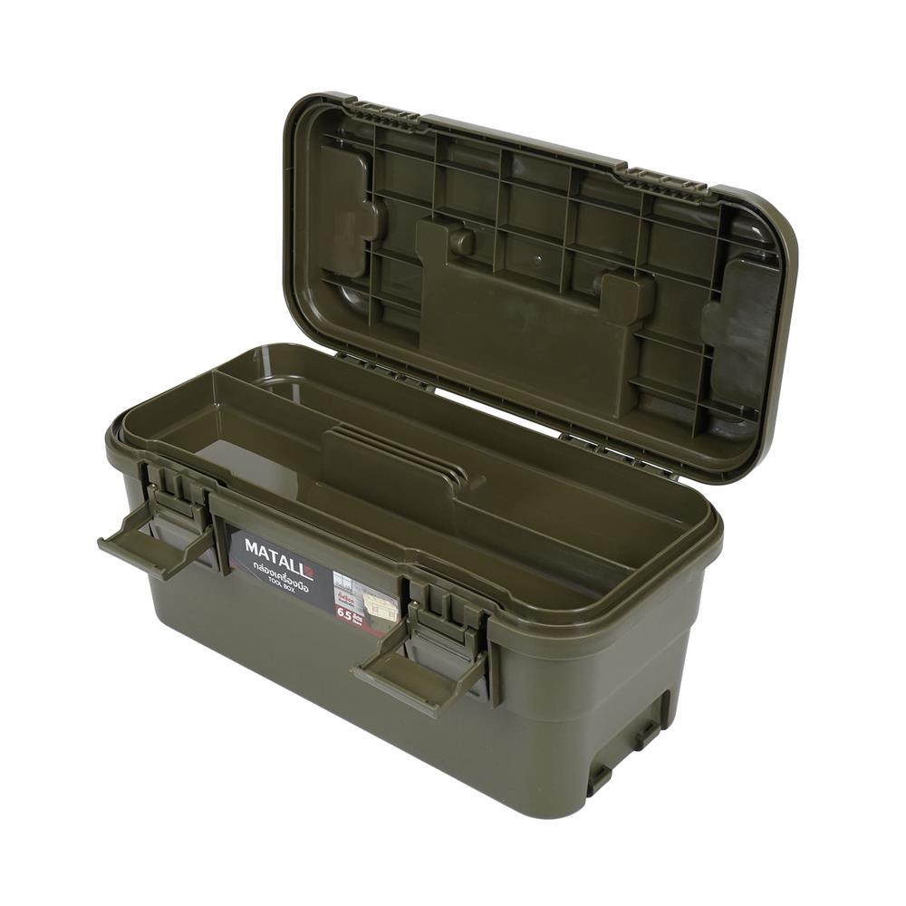 กล่องเครื่องมือ MATALL DY2501-GM 6.5L SIZE M สีเขียว