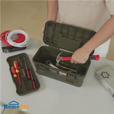 กล่องเครื่องมือ MATALL DY2501-GM 6.5L SIZE M สีเขียว_8