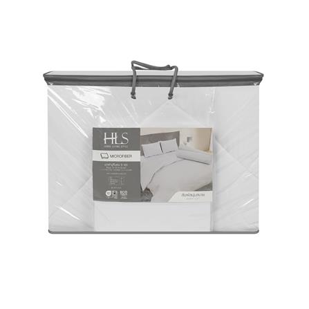 ชุดผ้าปูที่นอน 5 ฟุต (ชุด 6 ชิ้น) HOME LIVING STYLE MULTI-CURVE สี LIGHT GREY_5
