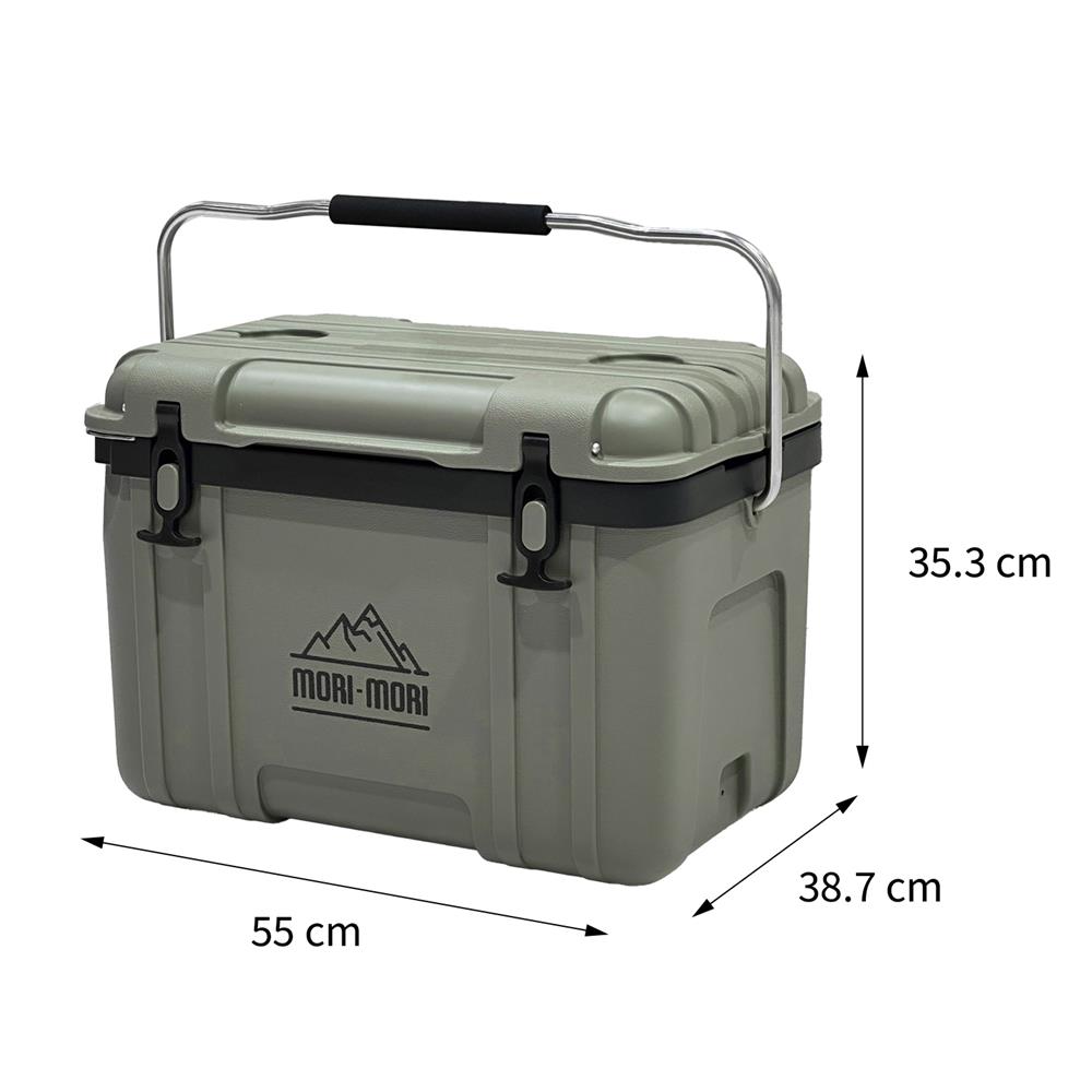 กระติกน้ำแข็ง SPRING MORI-MORI 26 ลิตร สีเขียว