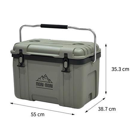 กระติกน้ำแข็ง SPRING MORI-MORI 26 ลิตร สีเขียว_10