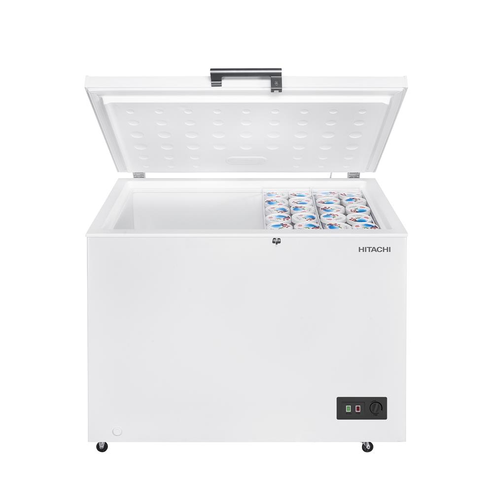 ตู้แช่แข็ง 2 ระบบ HITACHI HRCJ11316MNWTH 11 คิว สีขาว