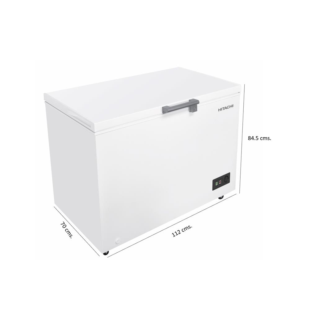 ตู้แช่แข็ง 2 ระบบ HITACHI HRCJ11316MNWTH 11 คิว สีขาว