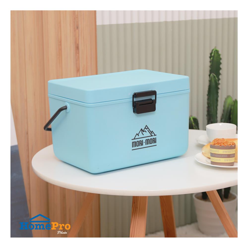 กระติกน้ำแข็ง SPRING MORI-MORI 12 ลิตร สีฟ้า