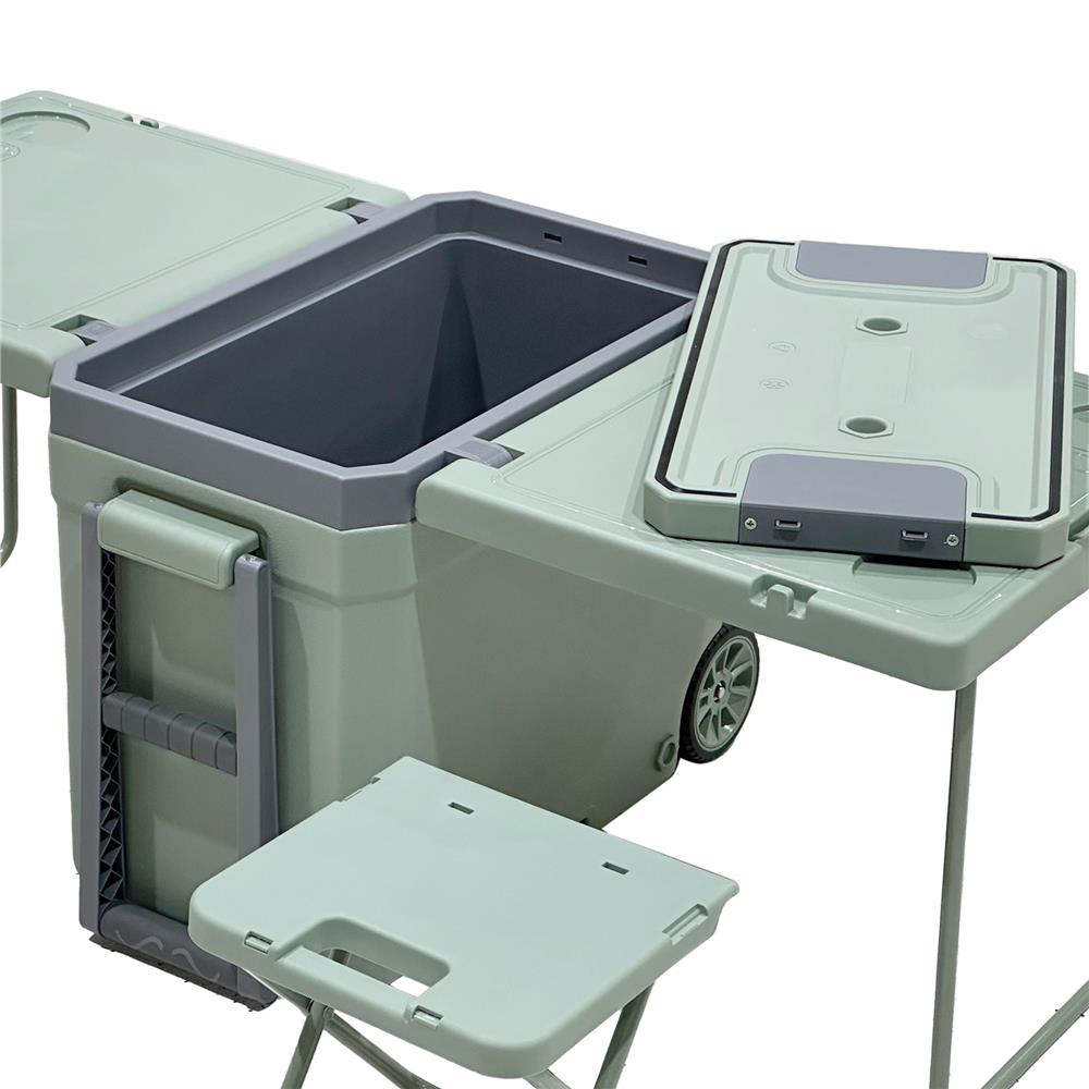 กระติกน้ำแข็งอเนกประสงค์ SPRING MORI-MORI 32 ลิตร สีเขียว