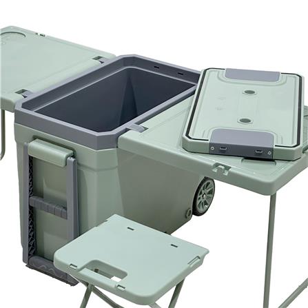 กระติกน้ำแข็งอเนกประสงค์ SPRING MORI-MORI 32 ลิตร สีเขียว_5