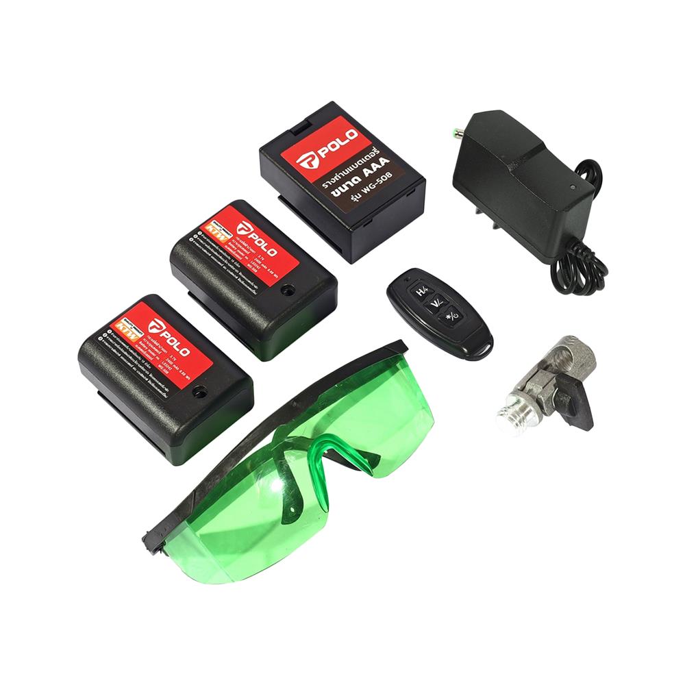 เลเซอร์วัดระดับ 5 เส้น POLO P571-3010 1.2 ม.