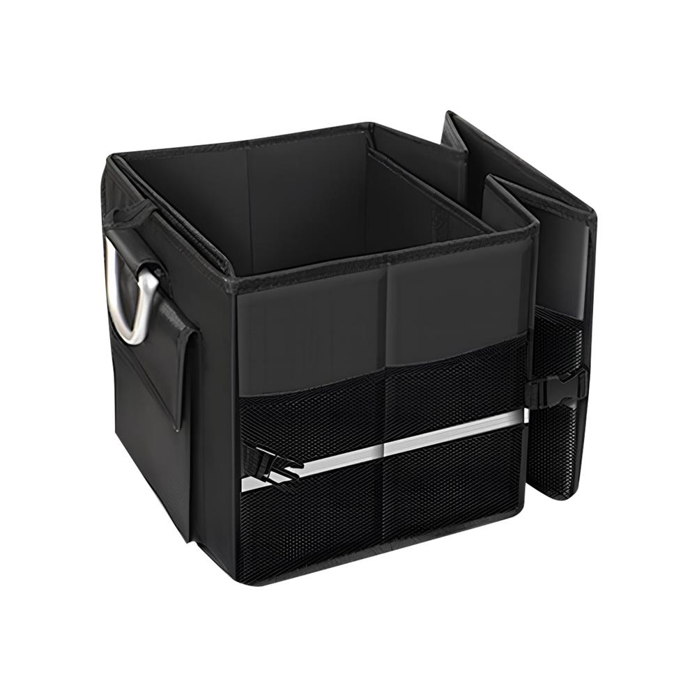 กล่องผ้าเก็บของท้ายรถ STACKO GLAMOR 57X33X29 ซม. สีดำ