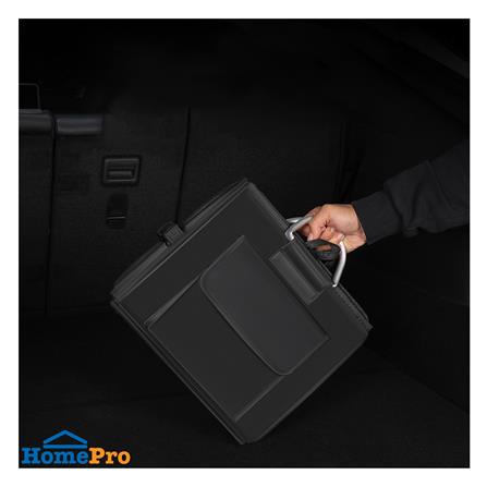 กล่องผ้าเก็บของท้ายรถ STACKO GLAMOR 57X33X29 ซม. สีดำ_4