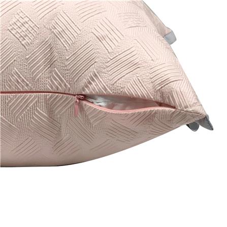 หมอนอิง HOME LIVING STYLE CROSBY 17X17 นิ้ว สีชมพู_2