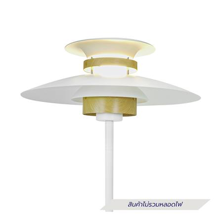 ไฟตั้งโต๊ะ CARINI T249221 สีขาว/ลายไม้_2