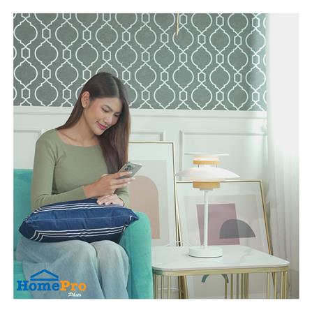 ไฟตั้งโต๊ะ CARINI T249221 สีขาว/ลายไม้_4