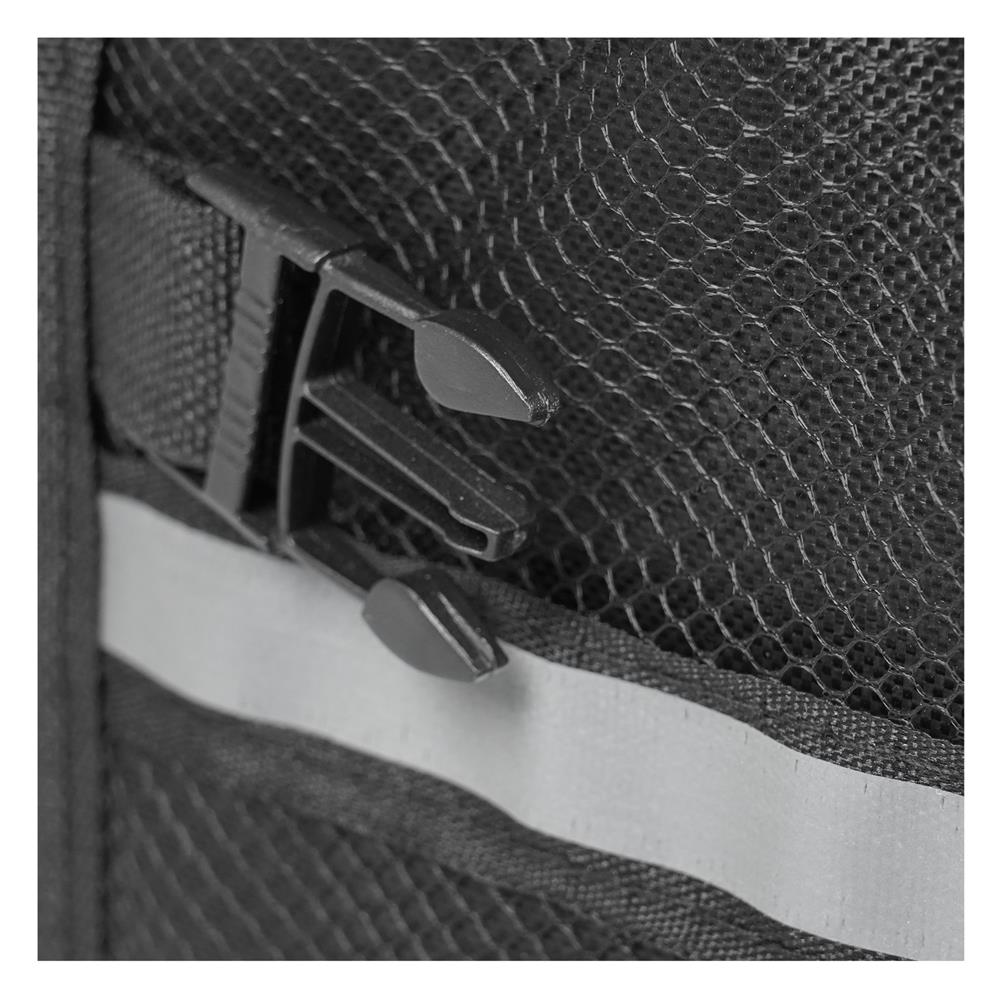 กล่องผ้าเก็บของท้ายรถ STACKO GLAMOR 29X33X29 ซม. สีดำ