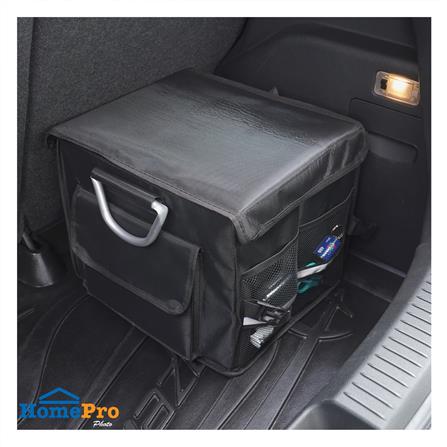 กล่องผ้าเก็บของท้ายรถ STACKO GLAMOR 29X33X29 ซม. สีดำ_7