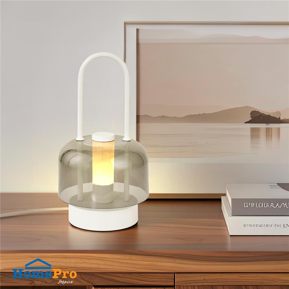 ไฟตั้งโต๊ะ LED CARINI RT249292WH 3 วัตต์ สีเทา/ขาว