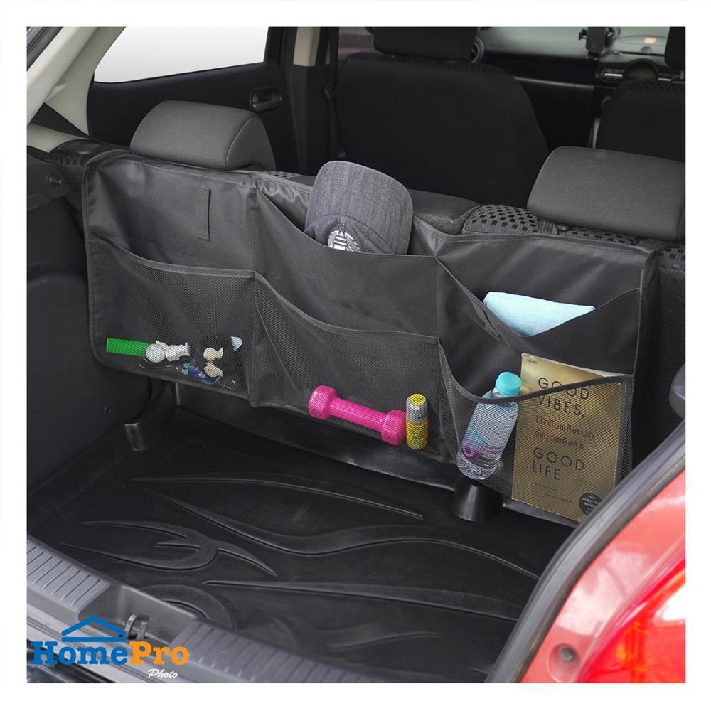 กระเป๋าแขวนหลังเบาะ STACKO GLAMOR 98.5X39.5 ซม. สีดำ