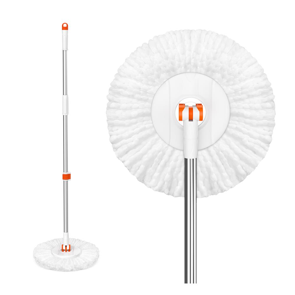 ชุดอุปกรณ์ถังปั่นพร้อมไม้ม็อบ ZUMO DIVA ZM05 สีขาว/ส้ม