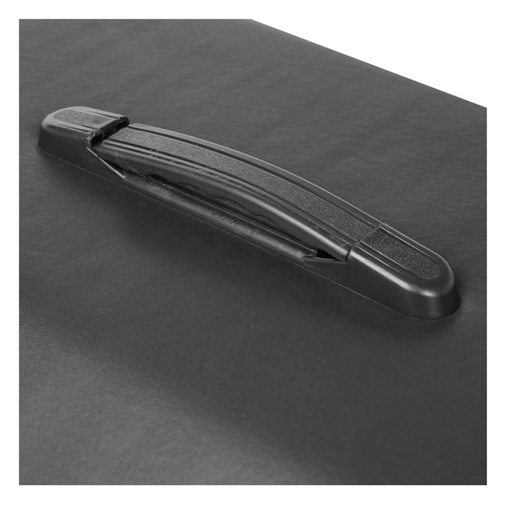 กล่องหนังเก็บของท้ายรถ STACKO GLAMOR 30X31X29 ซม. สีดำ