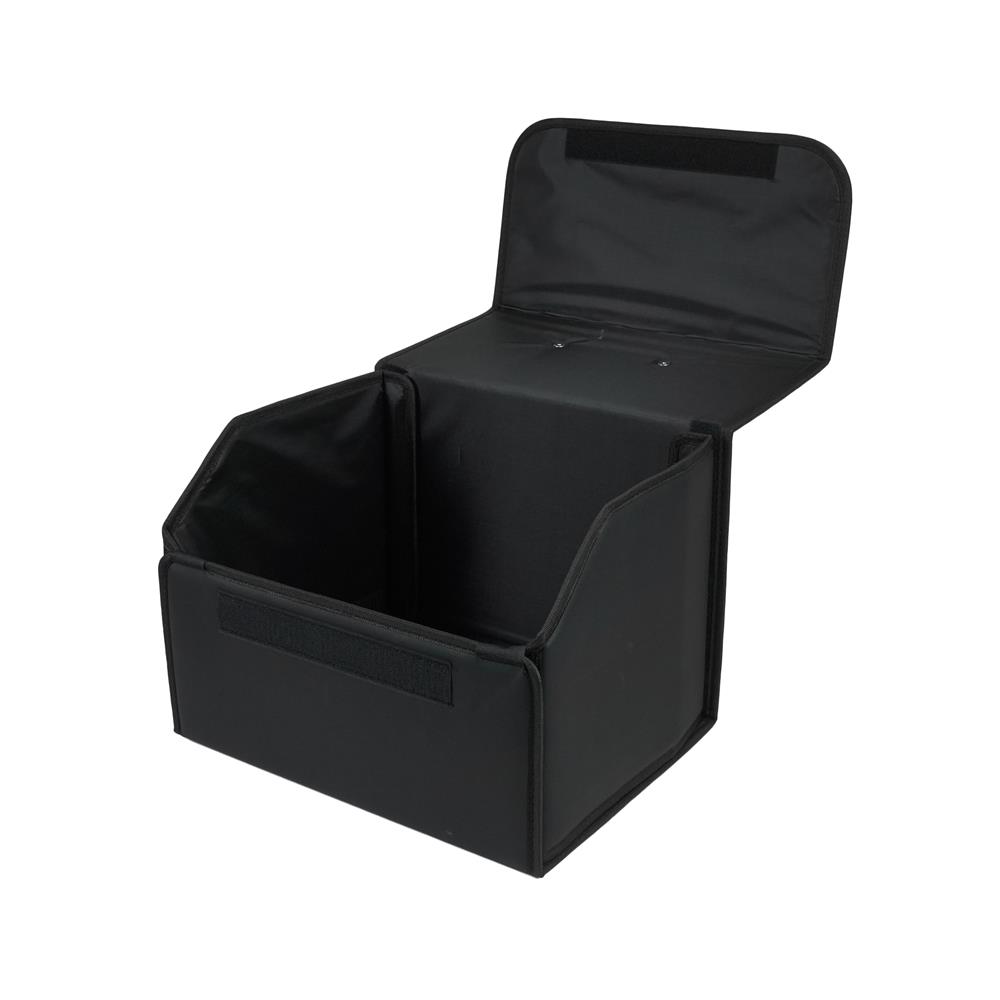 กล่องหนังเก็บของท้ายรถ STACKO GLAMOR 40X31X29 ซม. สีดำ