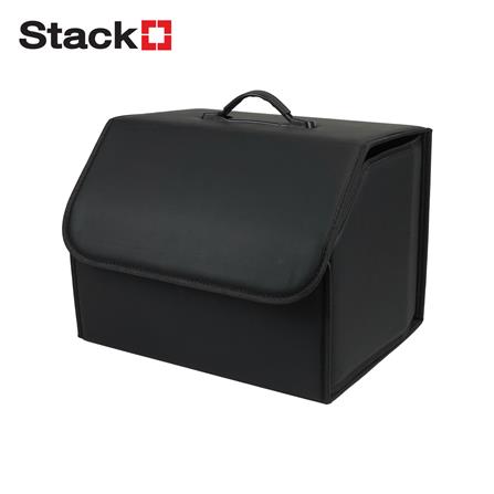 กล่องหนังเก็บของท้ายรถ STACKO GLAMOR 40X31X29 ซม. สีดำ_0