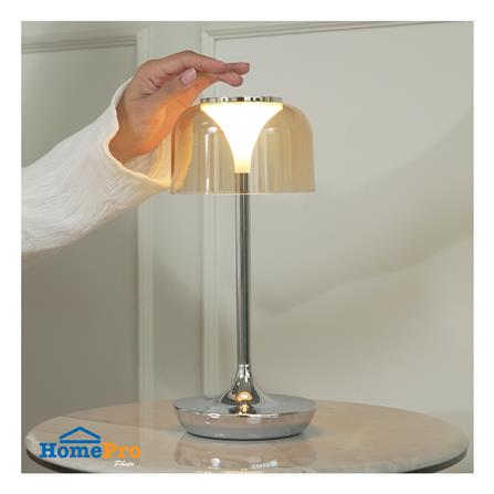 ไฟตั้งโต๊ะ LED CARINI RT230357 3 วัตต์ สีใส/เงิน_4