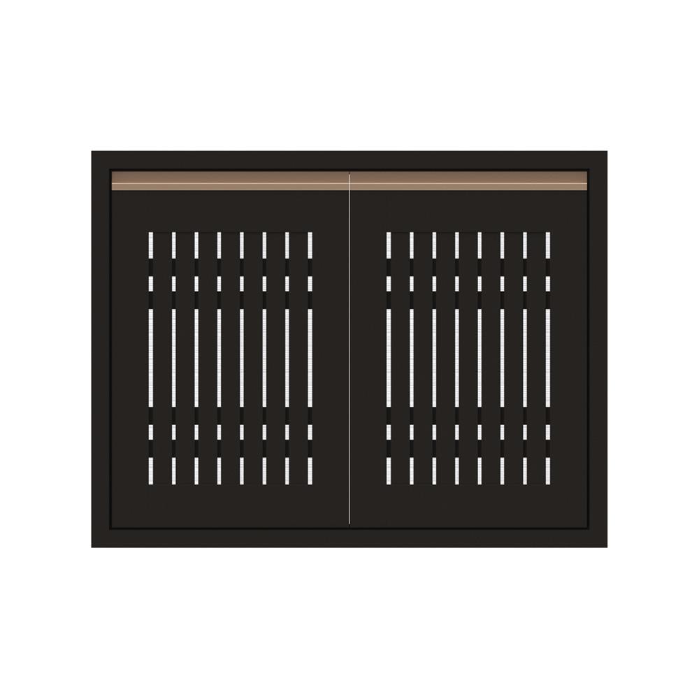 บานซิงค์คู่ระแนง JUPITER JUVENTAS 87x67 ซม. สีน้ำตาล