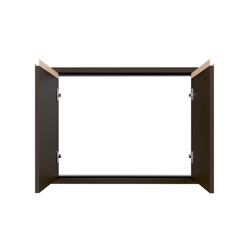 บานซิงค์คู่เรียบ JUPITER JUVENTAS 87x67 ซม. สีน้ำตาล