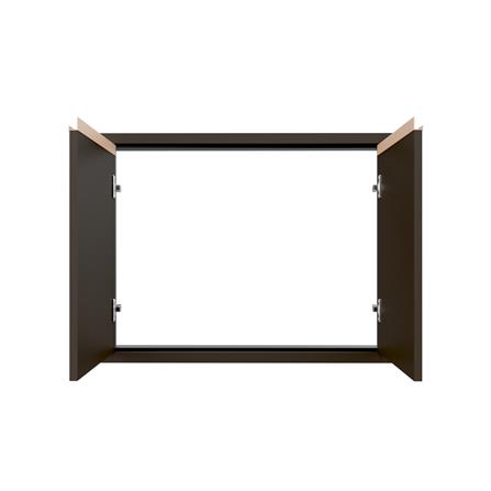 บานซิงค์คู่เรียบ JUPITER JUVENTAS 87x67 ซม. สีน้ำตาล_1