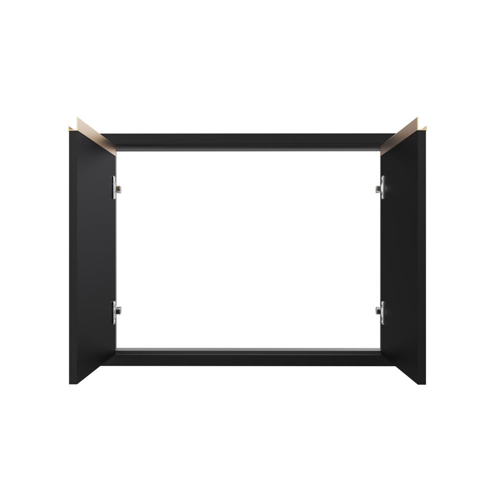 บานซิงค์คู่เรียบ JUPITER JUVENTAS 87x67 ซม. สีดำ