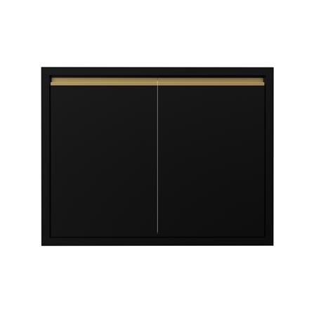 บานซิงค์คู่เรียบ JUPITER JUVENTAS 87x67 ซม. สีดำ_0