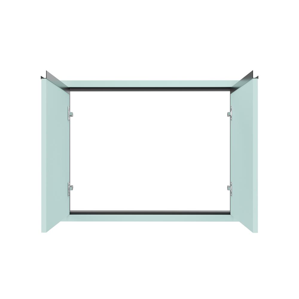 บานใต้เตาเรียบ JUPITER JUVENTAS 87x57 ซม. สีเขียว